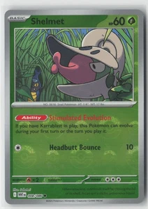 Shelmet (Poke Ball Pattern) Common SV: White Flare 008/086 NM - Picture 1 of 2