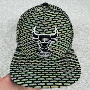 Chicago Bulls New Era 9Fifty Green Windy City Hardwood Classics SnapBack Hat - Picture 1 of 10