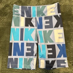 Nike Dri-Fit Girls Biker Short Yoga Training Activewear Size L Stretch Comfy - Picture 1 of 8