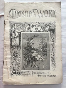 Christliches Werk Weihnachten 1895 Heft Papier Sammlerstück Ephemera Werbung - Bild 1 von 24