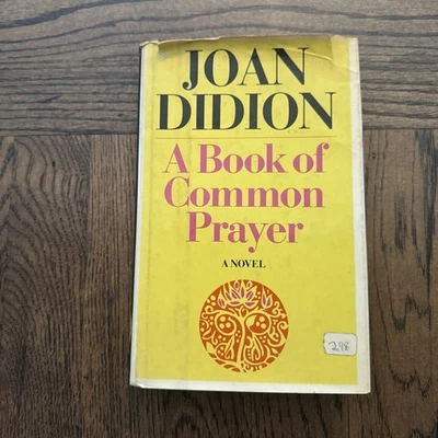 Joan Didion Book of Common Prayer 1st Edition 1st Printing HC DJ - Image 1 of 4