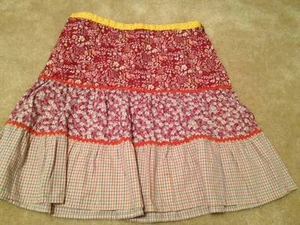 American Eagle Size 0 Girls flower floral striped Skirt EUC everyday - Picture 1 of 1