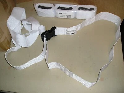 Morrison Medical Products-Stretcher/Backboard/Cot Strap 9' #1392WH *NEW* 3 pcs