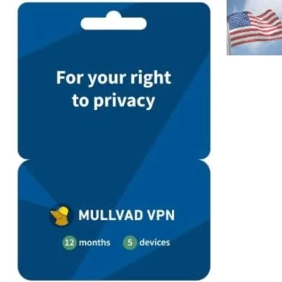 12 Months for 5 Devices | Protect Your Privacy with Easy-To-Use Security VPN ... - Image 1 of 4