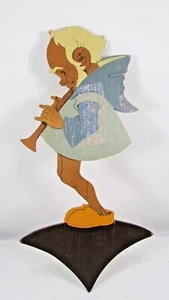Hellerkunst Gnomo Músico con Alemania Clarinete Cuerno De Colección Años 1940-50 - Imagen 1 de 3