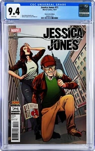 Jessica Jones #11 CGC 9.4 (Oct 2017, Marvel) Bendis story, Stan Lee Box Variant - Picture 1 of 2
