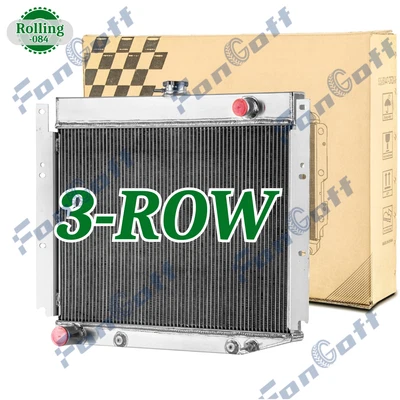Radiator 3 Rows For Dodge 1969-1971 D100 D200 D300 W100 W200 W300 Pickup 6.3L US Foto 1 de 4