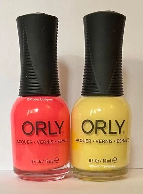 Lote de 2 esmaltes de uñas ORLY Freestyle y limonada Foto 1 de 4
