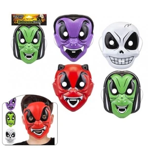 Halloween Cosplay Face Mask Kids Scary Devil Vampire Skeleton Dracula Masks UK - Picture 1 of 51