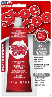 Eclectic Shoe Goo Adhesive Glue, Shoe Repair, Clear, 110010, 3.7 fl. oz. - Image 1 of 4