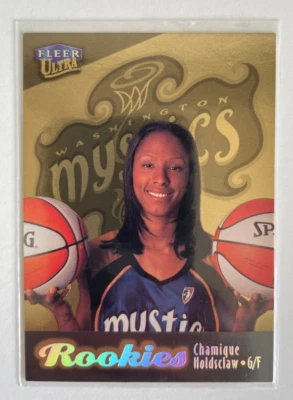 Chamique Holdsclaw RC 1999 Fleer Ultra WNBA #102G GOLD Medallion Rookies Mystics - Image 1 of 2