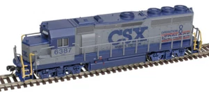 Atlas N EMD GP40-2 CSX Transportation CSXT #6387 DC 40004720 - Picture 1 of 1