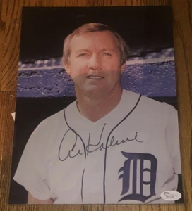 Al Kaline signed MLB HOF Detroit Tigers handsigniertes 8x10 Foto JSA - Bild 1 von 2