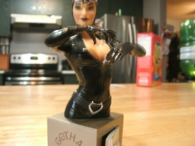 Busto ADAM HUGHE CATWOMAN MUJERES DEL UNIVERSO DC SIN USAR, EN CAJA Figura JUGUETE Estatua Foto 1 de 4