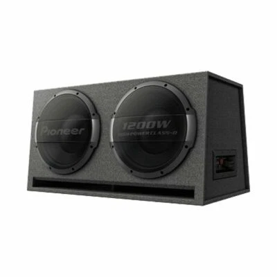 Subwoofer automotivo amplificado PIONEER TS-WX1220AH 1200W 2)12" subwoofers em caixa portada - Imagem 1 de 3
