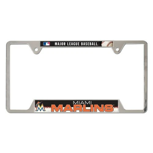 MLB MIAMI MARLINS LICENSE PLATE FRAME CAR TAG HOLDER NEW - Image 1 of 1