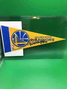 Tim Hardaway Signed Golden State Warriors Mini Pennant JSA Certified Auto  - Picture 1 of 2