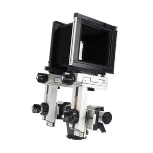 Cuerpo de cámara de visión monorraíl Sinar P 4x5 "híbrido" (negro/cromo) - Imagen 1 de 4