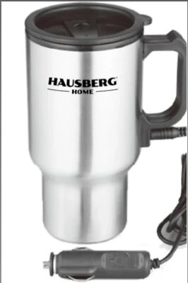 HAUSBERG HB-H 1460 TAZZATHERMOS IN ACCIAIO ELETTRICO 450ML - Immagine 1 di 2