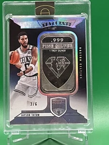 Jayson Tatum 2021-22 Panini Eminence Veterans NBA 75 aniversario Barra de plata /6 - Imagen 1 de 3