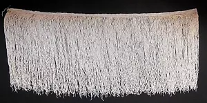 New 14" Length Chainette Fringe Antique Ivory 33" piece Raw Goods Dance   - Picture 1 of 3