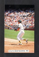 1989 Jose Canseco  ATHLETICS  3-1/2 x 5-1/2  ORIGINAL COLOR PHOTO POSTCARD  #6