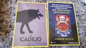 2018 SDCC EXCLUSIVE COMIC CON SIMON AND SCHUSTER EL CADEJO PROMO CARD SET - Picture 1 of 1