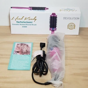 Head Kandy The Perfectionist Ceramic Heated Round Brush Pink 45MM MDC5945 Tested - Picture 1 of 18