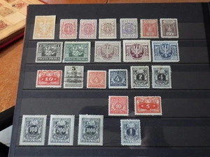 24x Briefmarken Briefmarken POLEN POLSKA POLAND postfrisch unused MH* ab 1920 - Bild 1 von 4