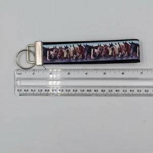 Pferde Band Gurtband Schlüsselanhänger Schlüsselanhängsel 6 Zoll Handarbeit - Bild 1 von 2