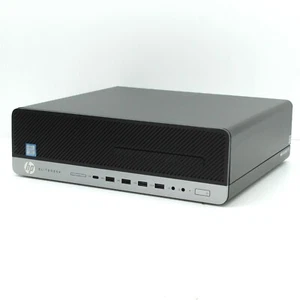 HP EliteDesk 800 G4 Intel i7 8700 Desktop PC Windows 11 16GB RAM 500GB SSD USB 3 - Picture 1 of 15