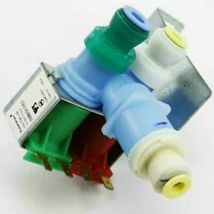 Water Inlet Valve for Whirlpool GD2SHAXMQ00 GD2NHAXMB00 ED2SHAXMB10 GS2SHEXNS00 - Picture 1 of 4