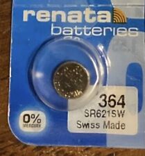 renata 364 watch battery (listed price is for each battery) Swiss made