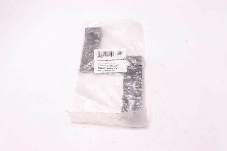 The Renovator's Supply 1-Piece Shutter Hinge Wrought Iron 6" x 6-1/2" 15922  - Image 1 of 1