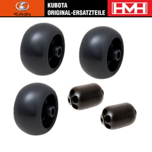 Rueda de apoyo original KUBOTA rueda de corte KIT COMPLETO (5x) para GR1600 - Imagen 1 de 2