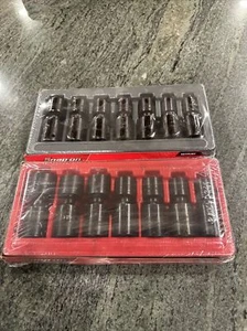 Snap On 307iply, 307iplmy combo 1/2” drive 6 point shallow impact swivel sets - Picture 1 of 5