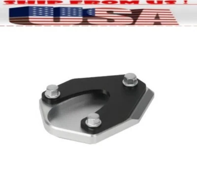 US BLACK Kickstand Stand Extender Pad For HONDA Monkey 125 19-2022 GROM 13-2023 - Image 1 of 4