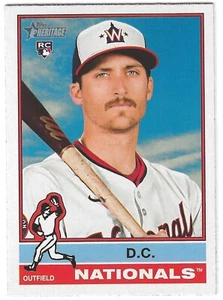 2025 Topps Heritage #247 Dylan Crews RC NICKNAME Variation D.C. Nationals - Picture 1 of 2