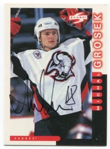 1997-98 Score Michal Grosek Signed Card Hockey NHL Autographed AUTO #255 - Picture 1 of 2