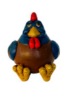 Thanksgiving Turkey Figurine chicken rooster bird vtg Vicki Thomas Enesco signed