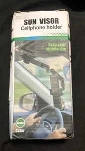 Car Sun Visor Clip Phone Holder, Visor Mount Cradle FOR Cell Phone New Free Ship - Picture 1 of 5