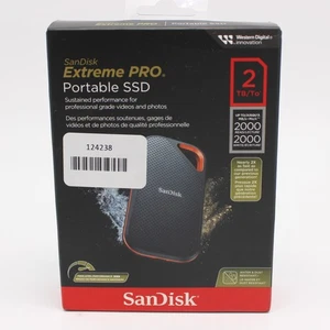 SanDisk Extreme PRO USB Type-C 2TB Portable SSD SDSSDE81-2T00-G25 - Picture 1 of 5