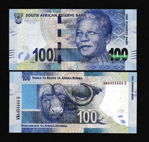 UNC South Africa 100 Rand 2016 P-141b Mandela & Buffalo - Picture 1 of 2