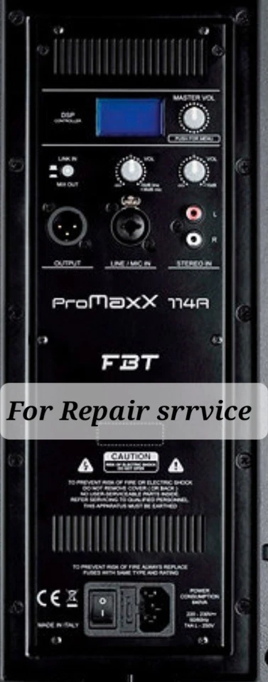 FBT Promaxx 114-A, Servicio de reparación de módulo amplificador. Leer descripción. Foto 1 de 1