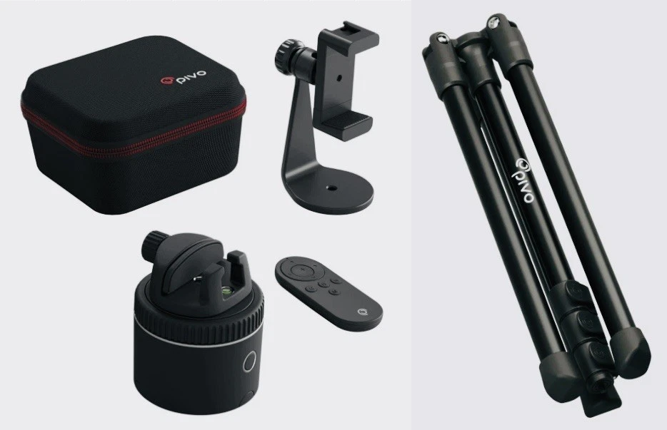 [New] Pivo Pod Silver Package + Tripod Set (Pod+Remote+Case+Mount+Tripod) - Image 1 of 4