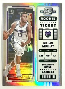 Biglietto Contenders Optic Keegan Murray Silver Rookie 2022-23 Prizm SP RC 22 Kings - Foto 1 di 12