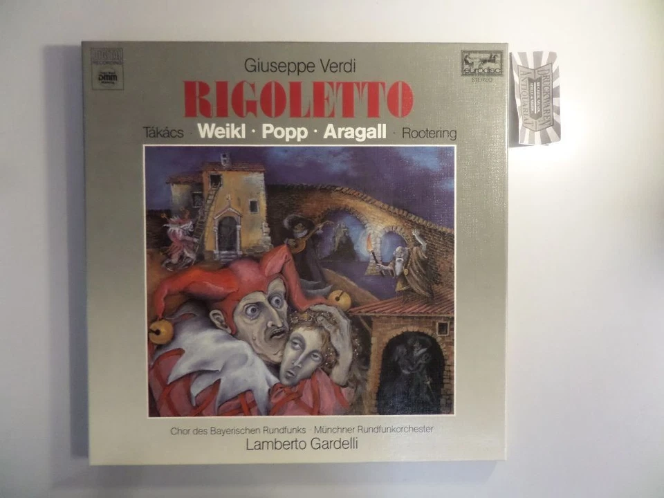 Verdi: Rigoletto - Gesamtaufnahme in italienischer Sprache [Vinyl, 3 LP-Box-Set, - Bild 1 von 1