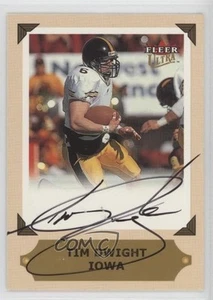 2001 Fleer Ultra College Greats Preview Auto Tim Dwight Auto - Picture 1 of 3