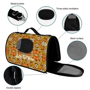 AVC Large Pet Carrier Bag Portable Soft Fabric Folding Dog Cat Puppy Travel Bag - Picture 1 of 17