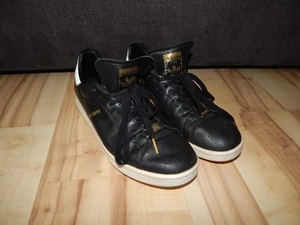 Adidas Stan Smith  - Sneaker - Schuhe - Gr. 43 1/3  - schwarz weiss gold - Bild 1 von 7